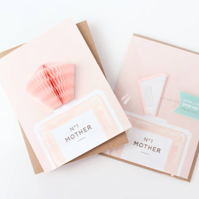 Pop - up Card - No. 1 Mother - Lemon And Lavender Toronto