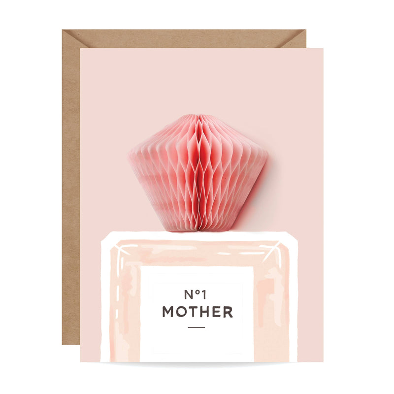 Pop - up Card - No. 1 Mother - Lemon And Lavender Toronto