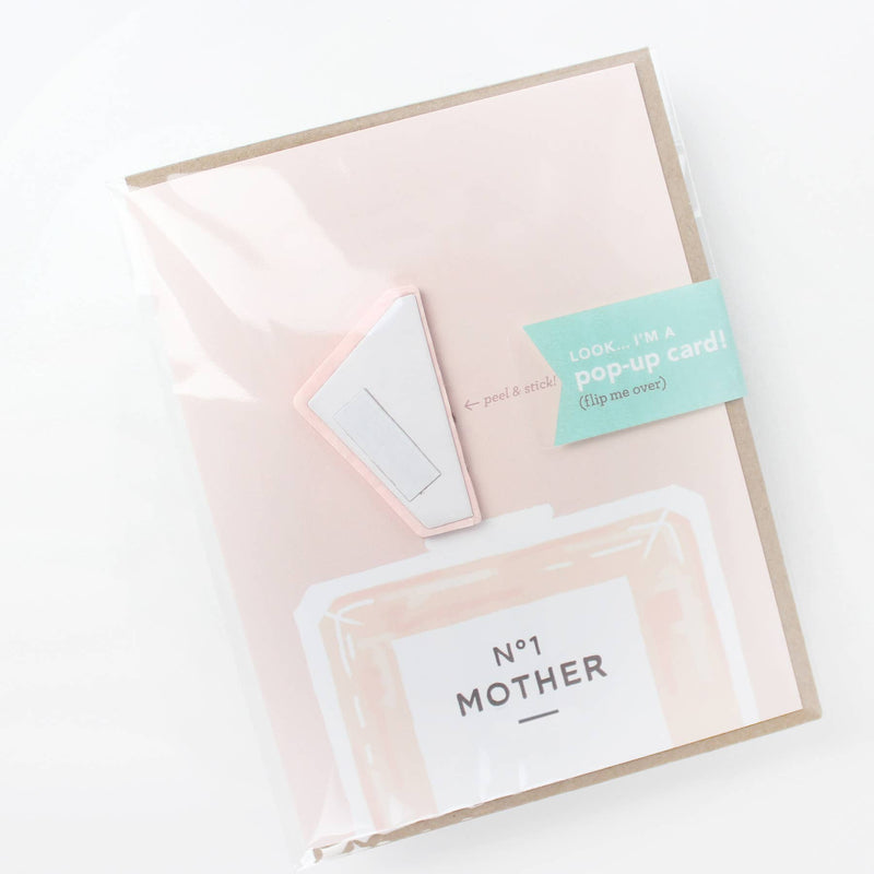 Pop - up Card - No. 1 Mother - Lemon And Lavender Toronto