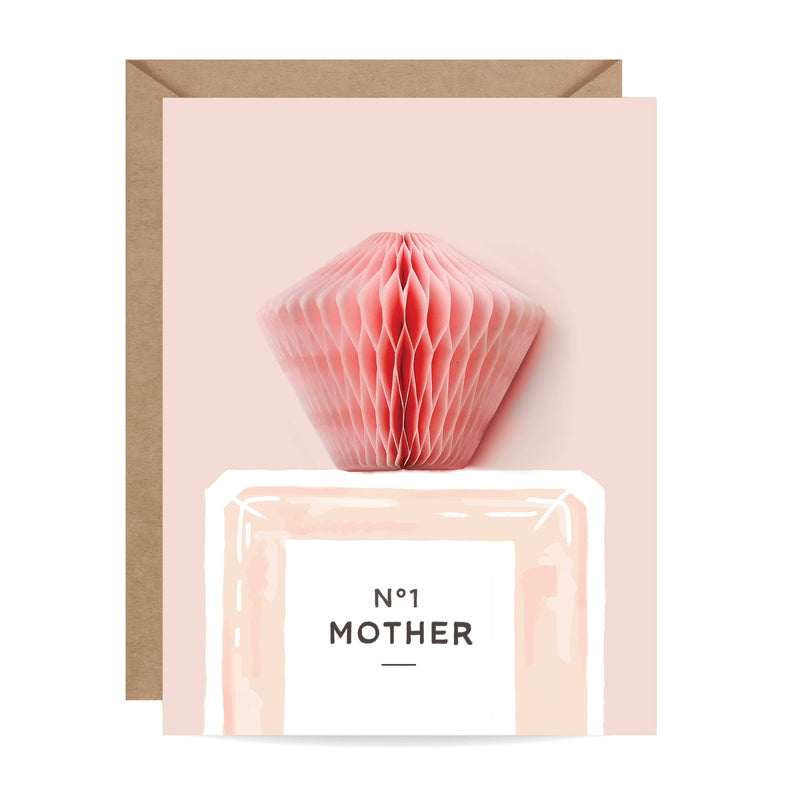 Pop - up Card - No. 1 Mother - Lemon And Lavender Toronto