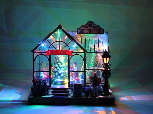 LED Christmas Greenhouse