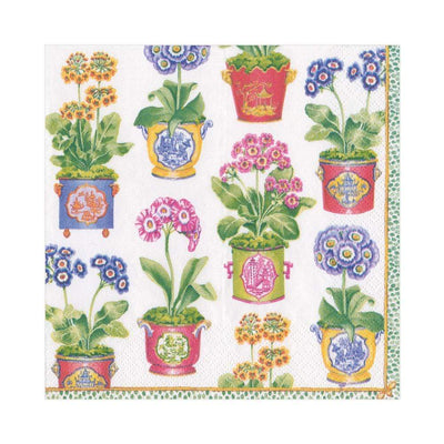 Primroses Paper Luncheon Napkins - 20 Per Package - Lemon And Lavender Toronto