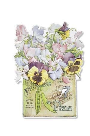 Princess Tin Flowers Birthday Card - Lemon And Lavender Toronto