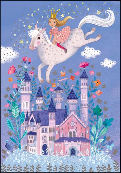 Princess Unicorn Card - Lemon And Lavender Toronto