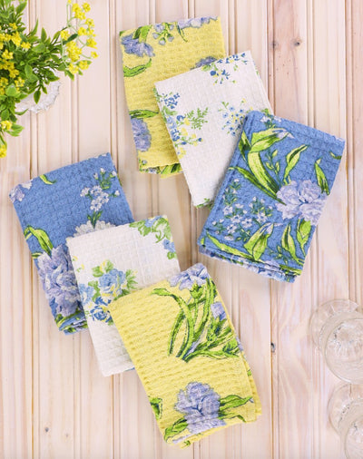 Provence Tiny Towel Bundle - Set of 6 - Lemon And Lavender Toronto