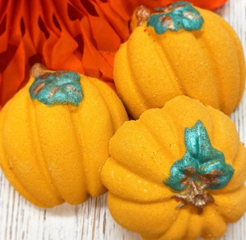 Pumpkin Bath Bomb - Handmade in Canada - Lemon And Lavender Toronto