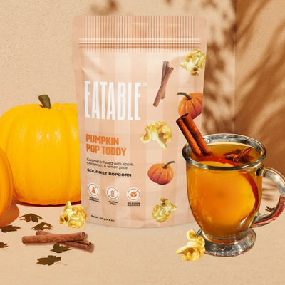 Pumpkin Pop Toddy - Gourmet Caramel Halloween Popcorn - Lemon And Lavender Toronto