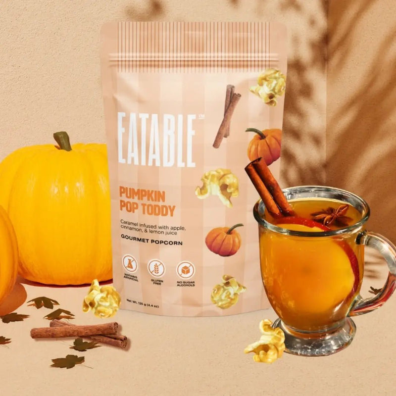 Pumpkin Pop Toddy - Gourmet Caramel Halloween Popcorn - Lemon And Lavender Toronto