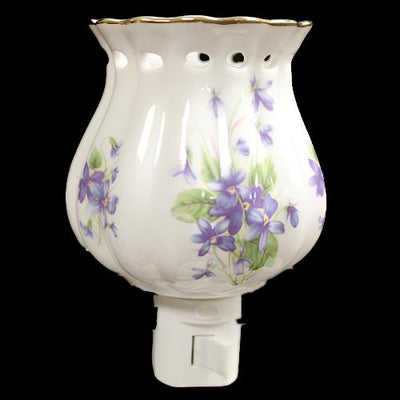 Purple Dainty Flowers Night Light - Lemon And Lavender Toronto