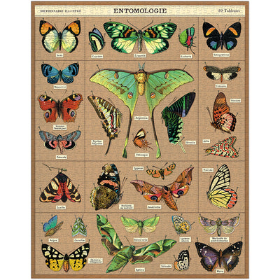 Entomology 1,000 Piece Puzzle- Cavallini