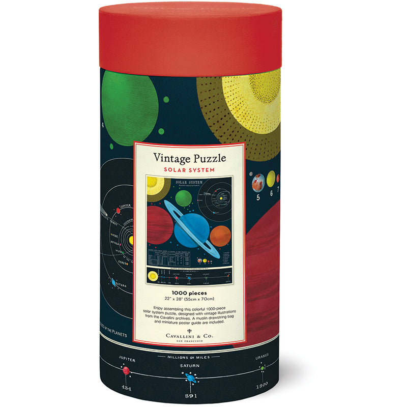 Solar System 1,000 Piece Puzzle- Cavallini