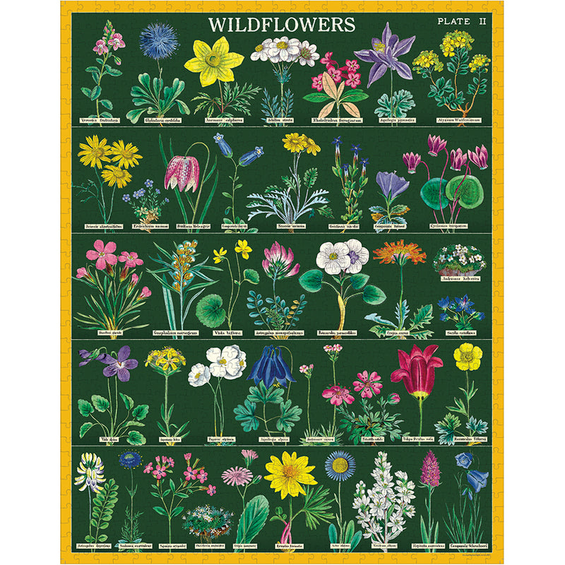 Wildflowers 1000 pc Vintage Puzzle -Cavallini