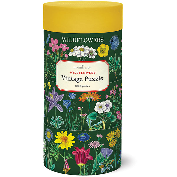 Wildflowers 1000 pc Vintage Puzzle -Cavallini