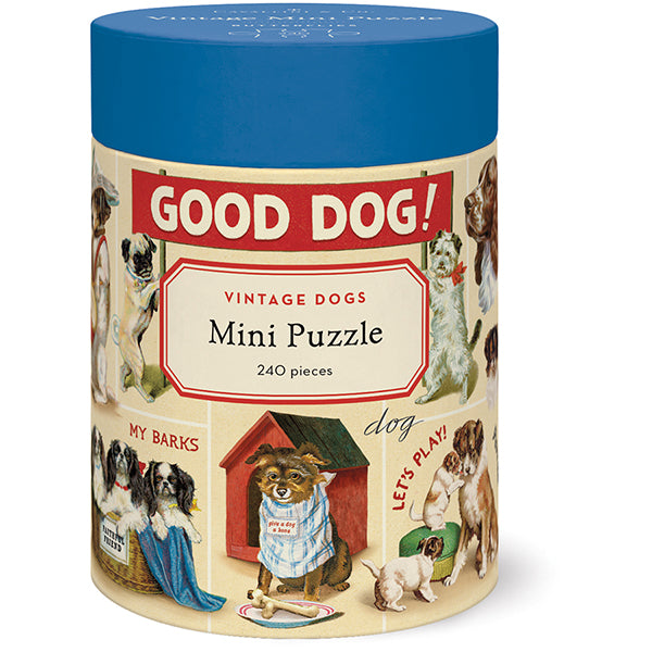 Vintage Dogs Mini Puzzle-Cavallini