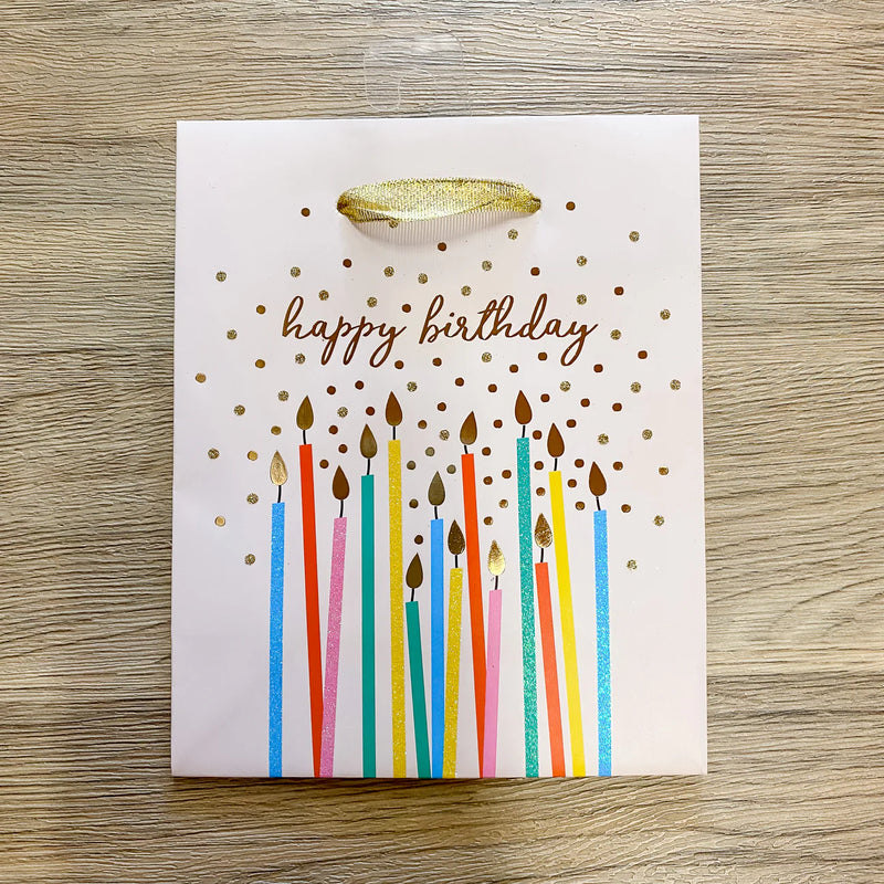 Make A Wish Happy Birthday Small Gift Bag