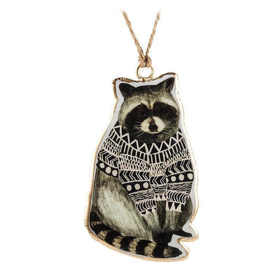 Raccoon in Sweater Ornament - Lemon And Lavender Toronto