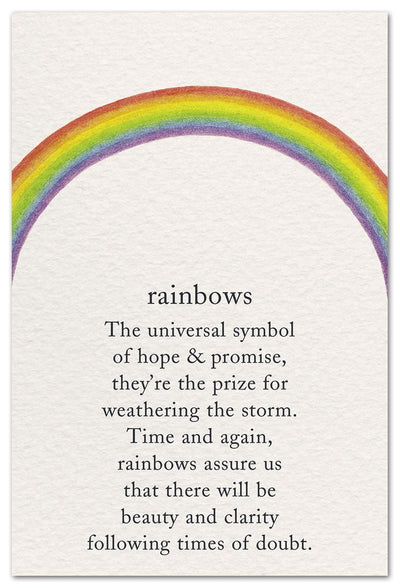 Rainbows Card - Lemon And Lavender Toronto