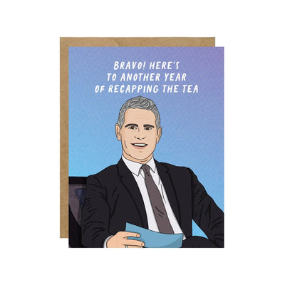 Recap the Tea Andy Birthday Card - Lemon And Lavender Toronto