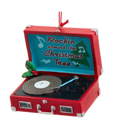 Record Player Ornament - Lemon And Lavender Toronto