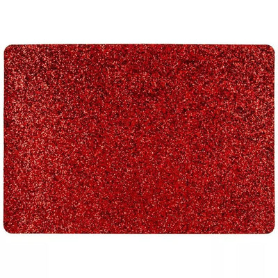 Red Glitter Placemat - Lemon And Lavender Toronto