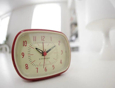 Red Retro Alarm Clock - Lemon And Lavender Toronto