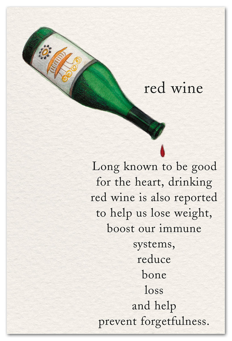 Red Wine Card - Lemon And Lavender Toronto