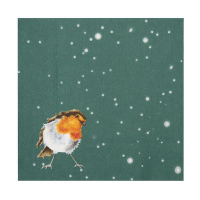 'Rockin' Robins' Robin Lunch Napkin - Lemon And Lavender Toronto