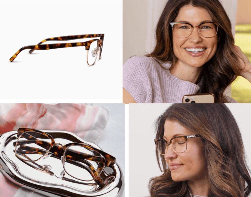 Rory - Tortoise Reading Glasses - Peepers - Lemon And Lavender Toronto