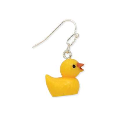 Rubber Duckie Acrylic Earrings - Lemon And Lavender Toronto