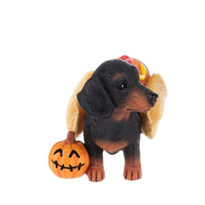 Food Costume Dog Figurines