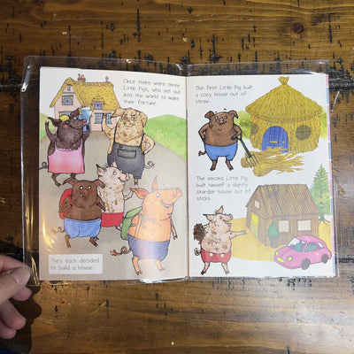 The Three Little Pigs Birthday Fairy Story Card