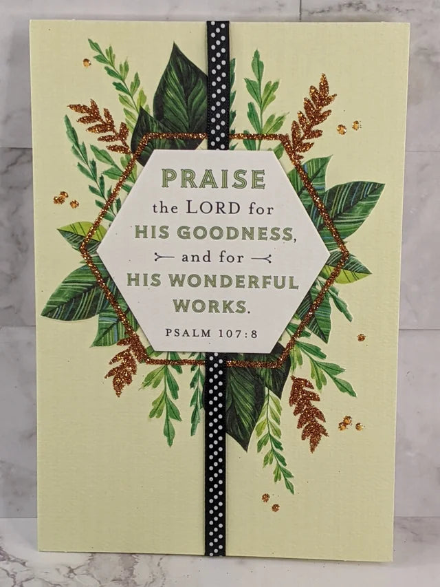 Praise The Lord Congratulations Card