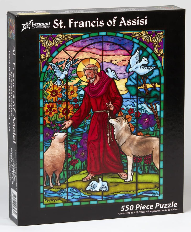 Saint Francis of Assisi 550 Piece Puzzle - Lemon And Lavender Toronto