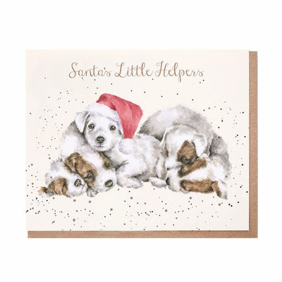 Santas Little Helpers' dog Christmas Card - Lemon And Lavender Toronto