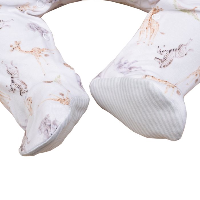 Little Savannah Printed Sleepsuit