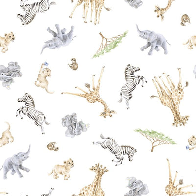 Little Savannah Printed Sleepsuit