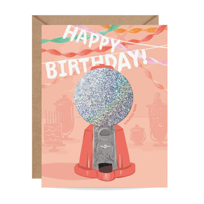 Scratch - off Card - Gumball Machine - Birthday - Lemon And Lavender Toronto