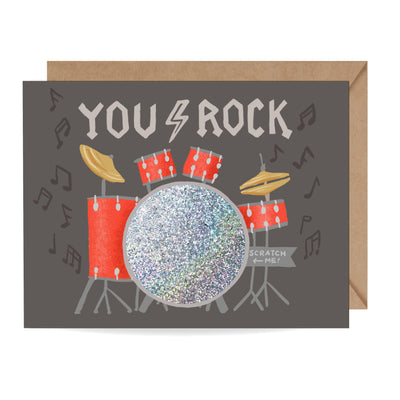 Scratch - off Card - You Rock - Birthday/Everyday - Lemon And Lavender Toronto