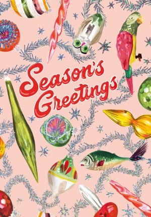 Season's Greetings Christmas Card - Lemon And Lavender Toronto