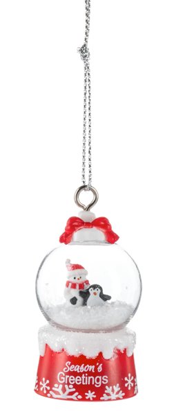 Season's Greetings Mini Globe Ornament - Lemon And Lavender Toronto