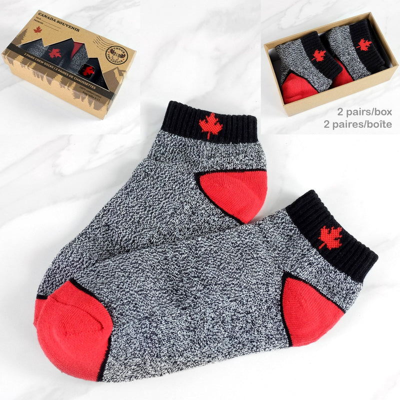 Set Of 2 Canada Socks In a Box - Lemon And Lavender Toronto