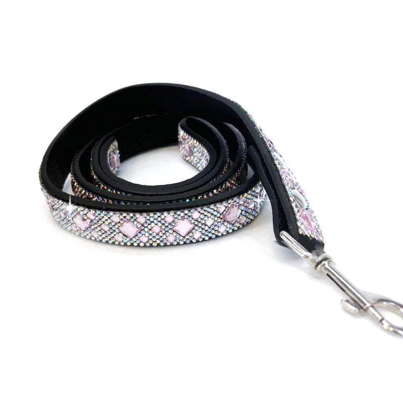 Diamond in the Ruff PINK - Dog Collar & Leash  ( Sold Individually)