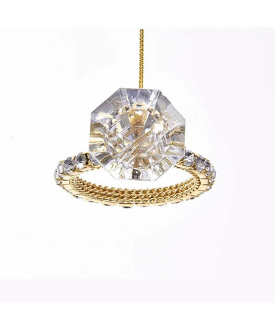 Shiny Diamond Ring Ornament - Lemon And Lavender Toronto