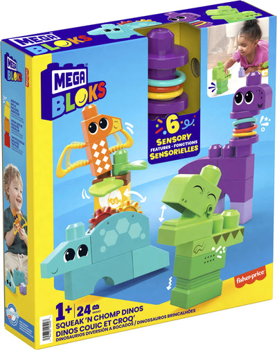 Mega Bloks Squeak 'n Chomp Dinos