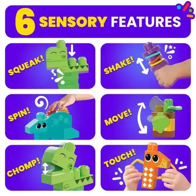 Mega Bloks Squeak 'n Chomp Dinos