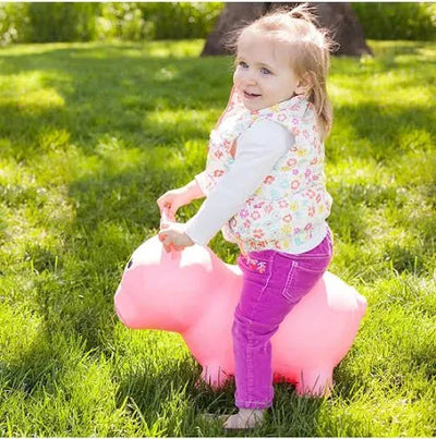 Farm Hoppers Inflatable Toddler Safe Bouncing Pig
