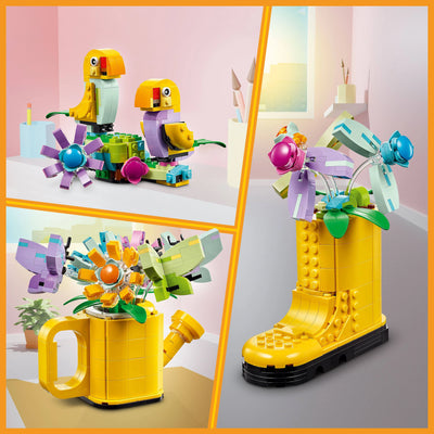 LEGO® Flowers in Watering Can 3-in-1