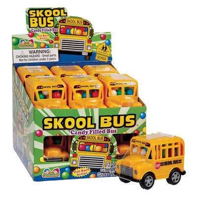 Skool Bus filled with Gum Candy
