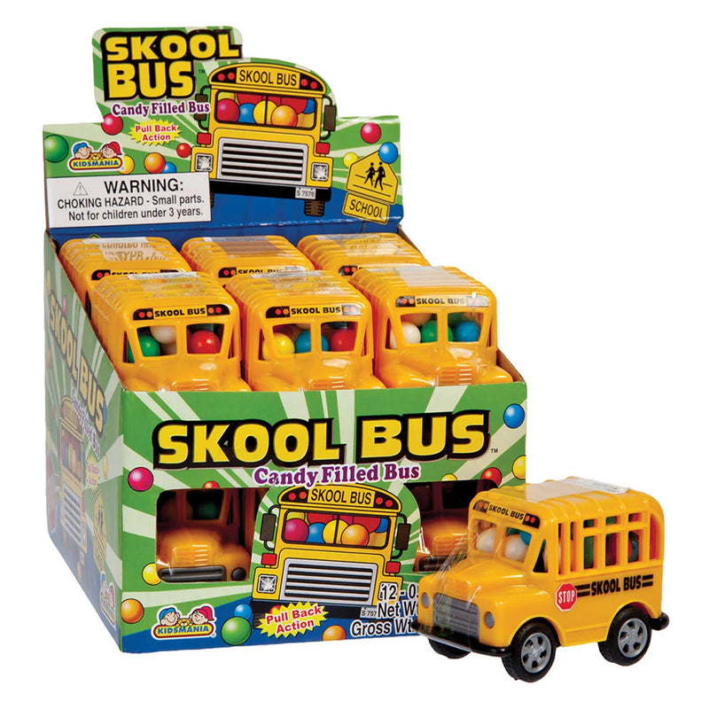 Skool Bus filled with Gum Candy