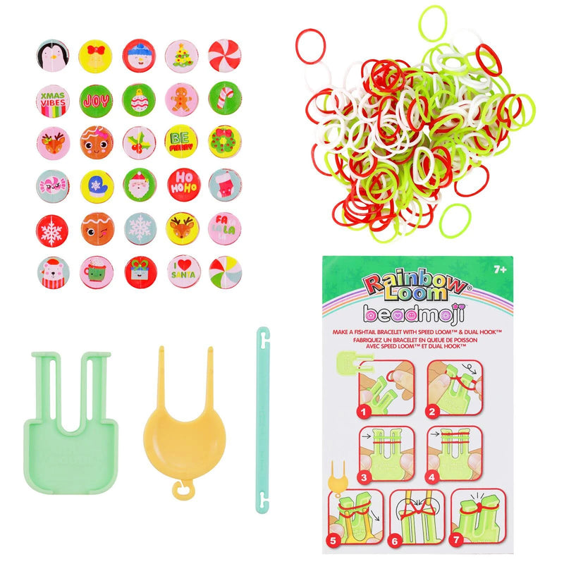 Rainbow Loom Beadmoji Holly Jolly Bracelet Kit